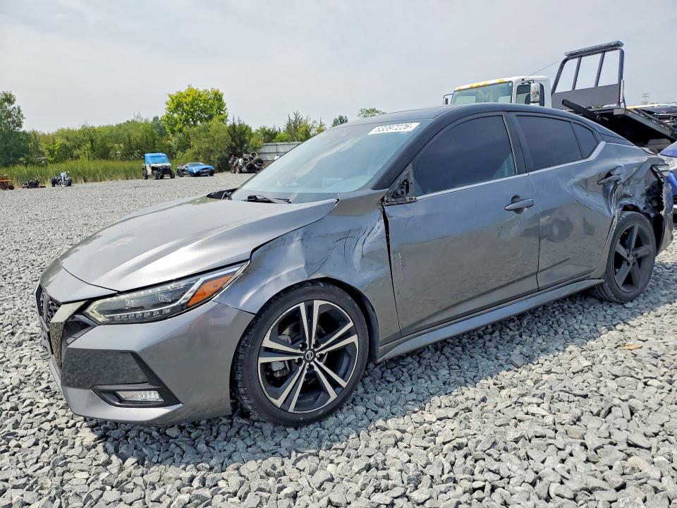 2020 Nissan Sentra მანქანა იყიდება აუქციონზე, vin: 3N1AB8DVXLY297777, აუქციონის ნომერი: 63397226