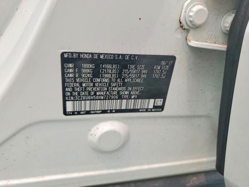 Aukcja sprzedaży 2017 Honda Hr-v, vin: 3CZRU6H58HM727906, numer aukcji: 61159616