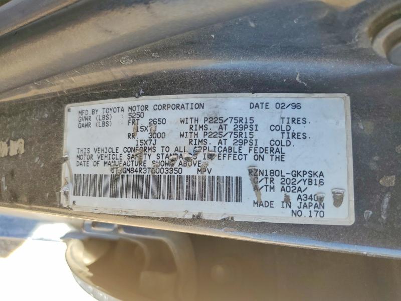 Aukcja sprzedaży 1996 Toyota 4runner, vin: JT3GM84R3T0003350, numer aukcji: 59196016