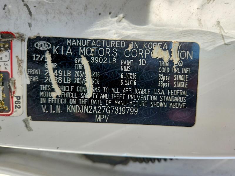 Продажа на аукционе авто 2016 Kia Soul, vin: KNDJN2A27G7319799, номер лота: 61890836