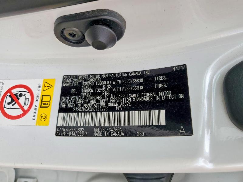 2017 Lexus Rx 350 მანქანა იყიდება აუქციონზე, vin: 2T2BZMCA5HC131223, აუქციონის ნომერი: 62646036