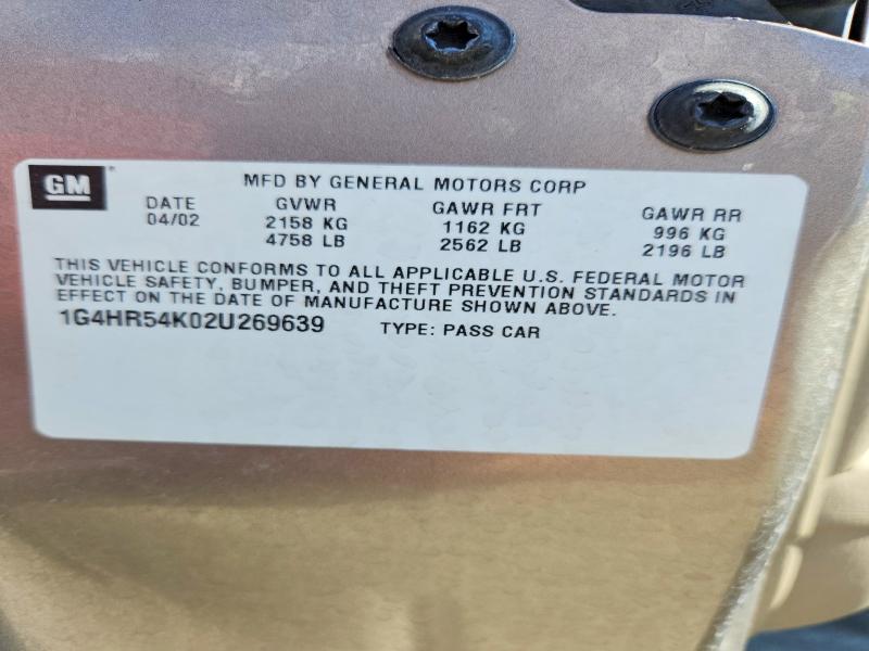 Продаж на аукціоні авто 2002 Buick Lesabre, vin: 1G4HR54K02U269639, номер лоту: 61731056