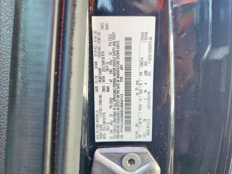 63058706 :رقم المزاد ، 1FMCU0G96EUB64113 vin ، 2014 Ford Escape مزاد بيع