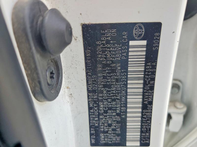 Продажа на аукционе авто 2019 Toyota Camry, vin: 4T1B11HK0KU753651, номер лота: 61600816