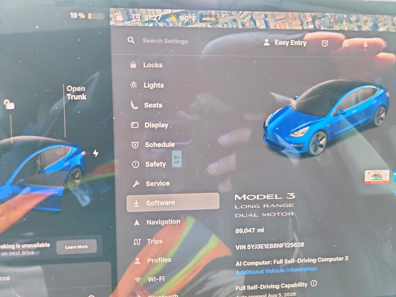 Продажа на аукционе авто 2022 Tesla Model 3, vin: 5YJ3E1EB8NF125626, номер лота: 59917826
