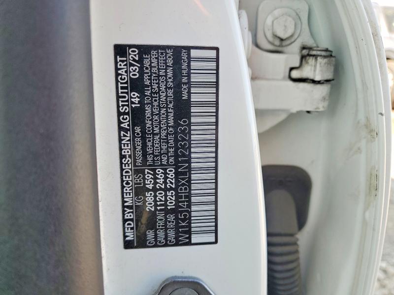 Продаж на аукціоні авто 2020 Mercedes-benz Cla, vin: W1K5J4HBXLN123236, номер лоту: 62020986