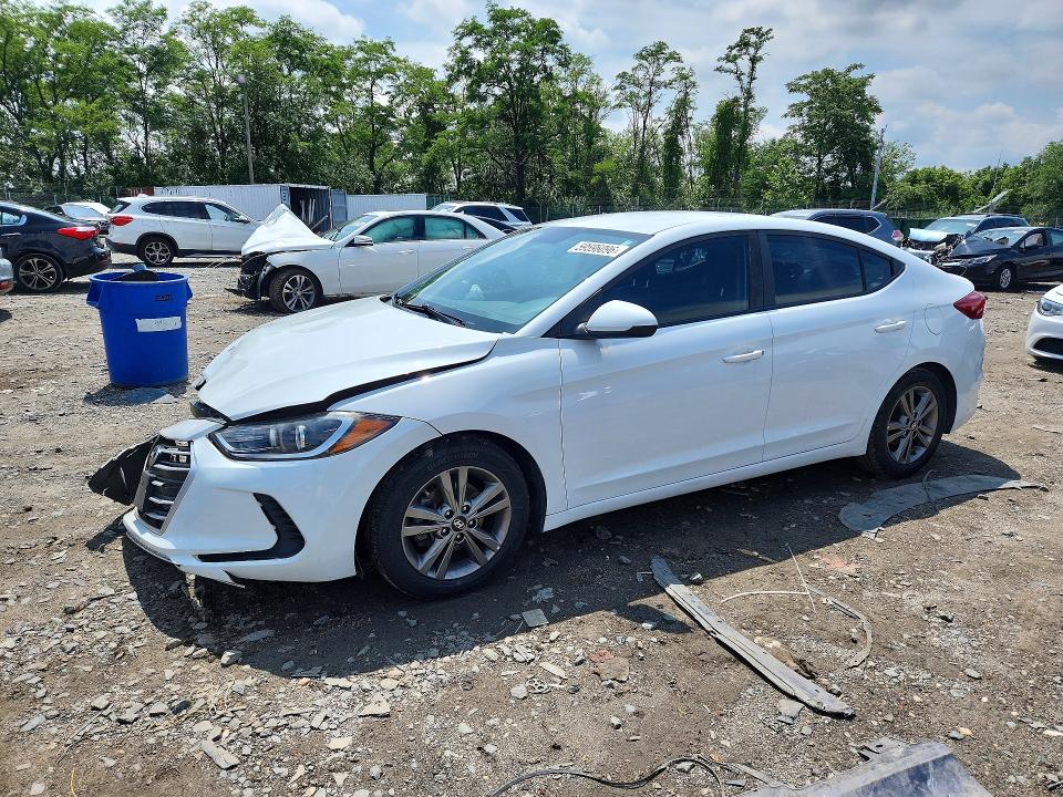 Auction sale of the 2018 Hyundai Elantra, vin: 5NPD84LF5JH383794, lot number: 59596096