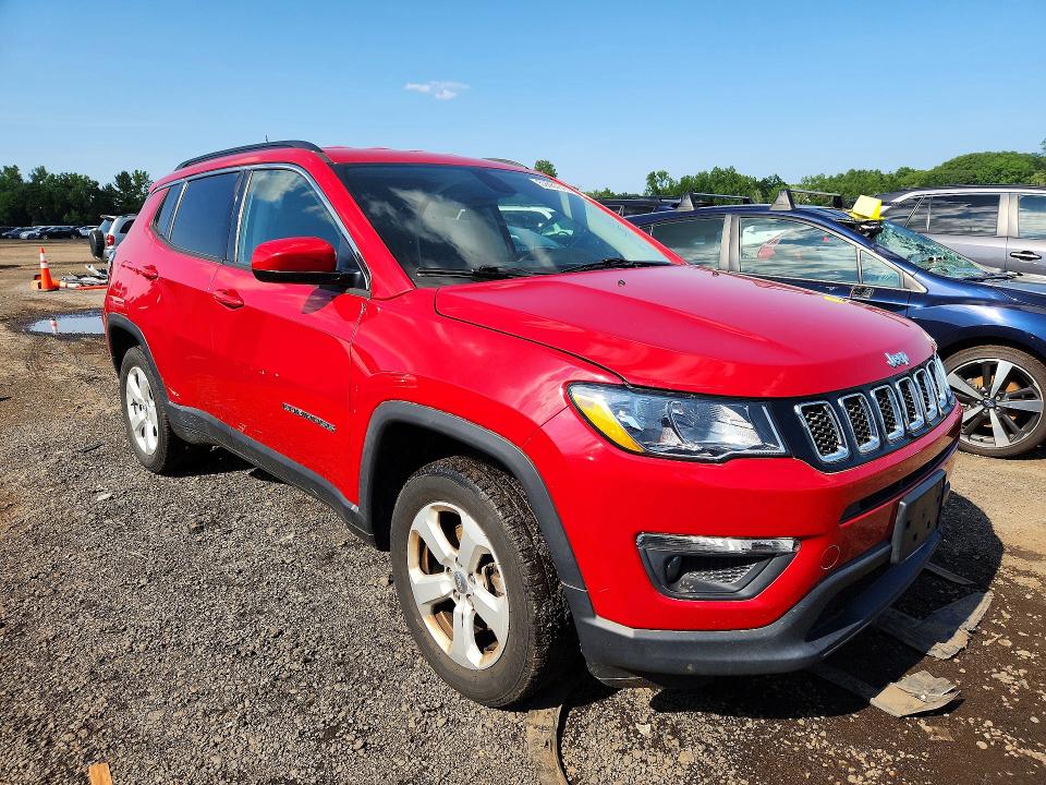 2019 Jeep Compass მანქანა იყიდება აუქციონზე, vin: 3C4NJDBB4KT734199, აუქციონის ნომერი: 59687916