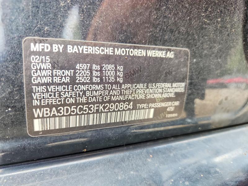 Продаж на аукціоні авто 2017 Bmw 328, vin: WBA3D5C53FK290864, номер лоту: 62408416