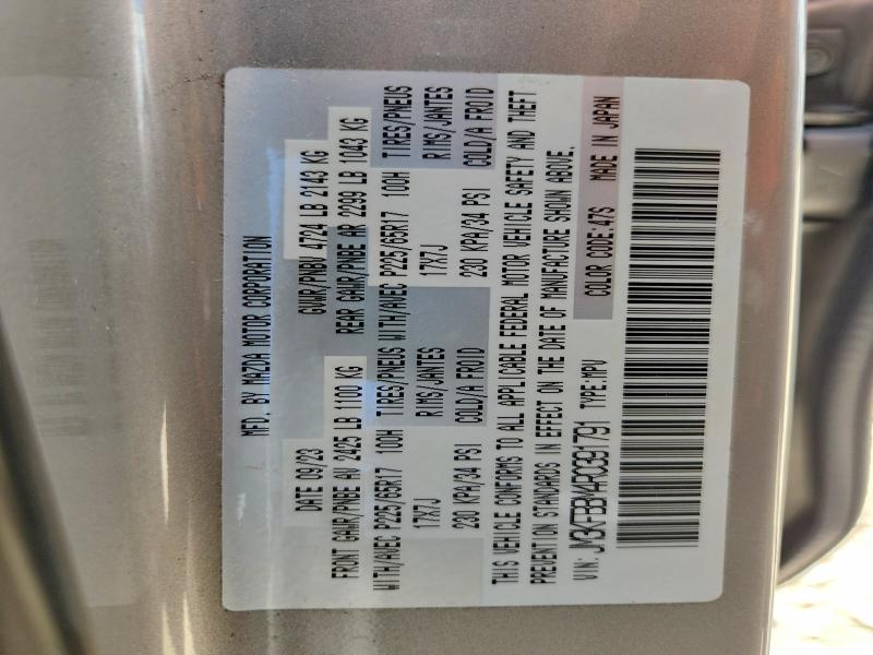 Aukcja sprzedaży 2024 Mazda Cx-5, vin: JM3KFBBM4R0391791, numer aukcji: 62442086