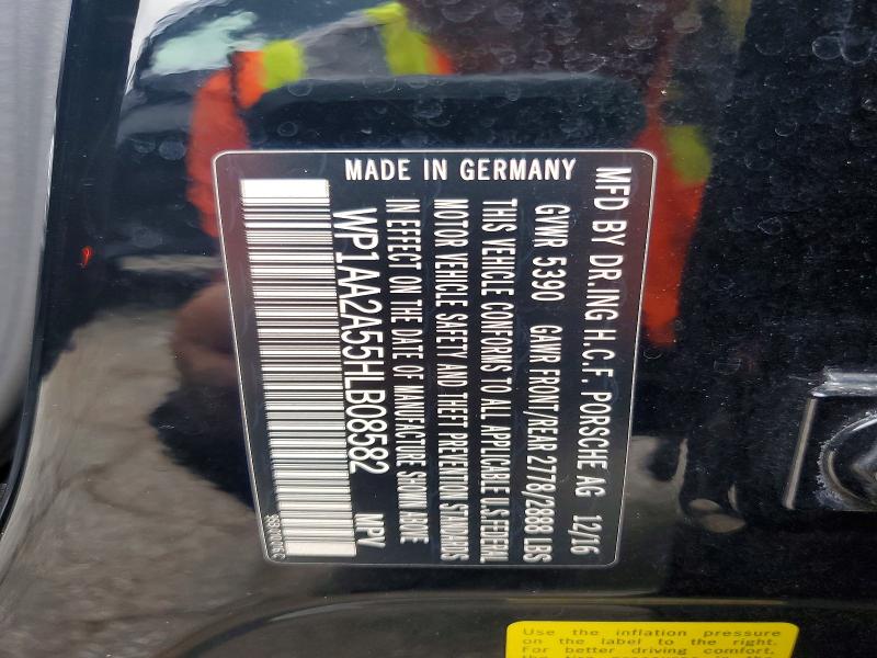 61914086 :رقم المزاد ، WP1AA2A55HLB08582 vin ، 2017 Porsche Macan مزاد بيع