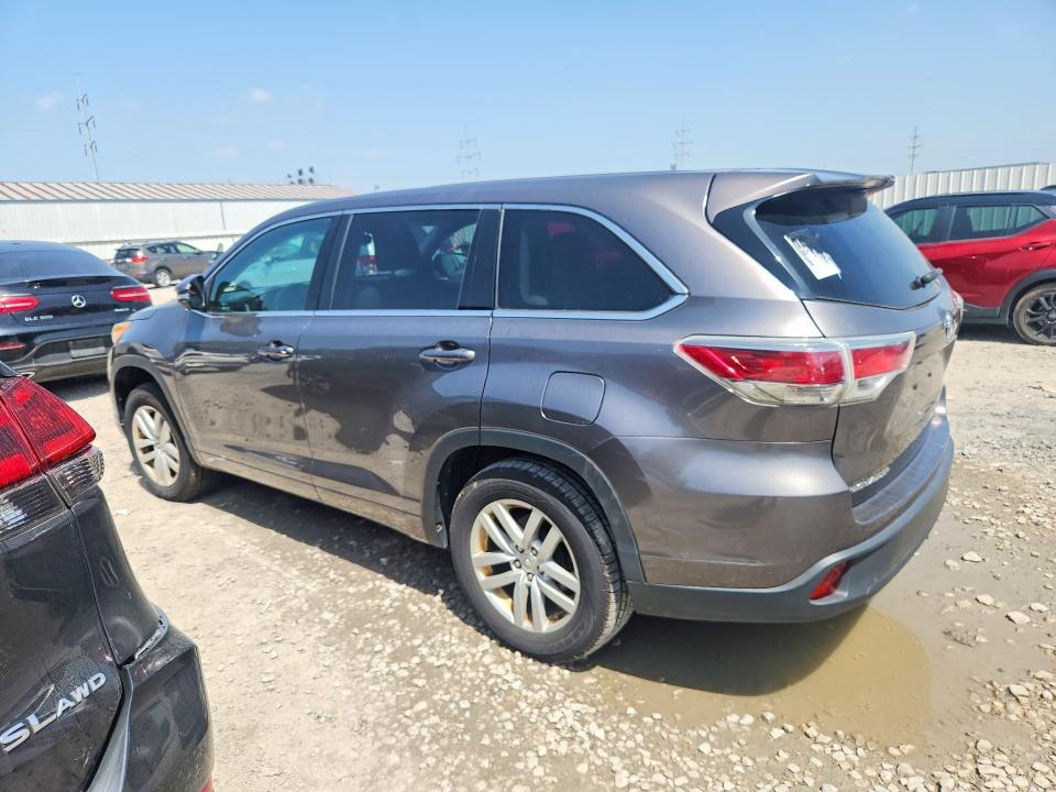 59649636 :رقم المزاد ، 5TDZARFH3ES005803 vin ، 2014 Toyota Highlander مزاد بيع