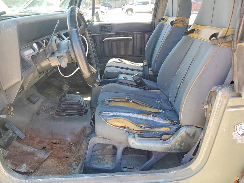 61059436 :رقم المزاد ، 2J4FY49S3NJ518415 vin ، 1992 Jeep Wrangler 2d Swb 4x4 مزاد بيع