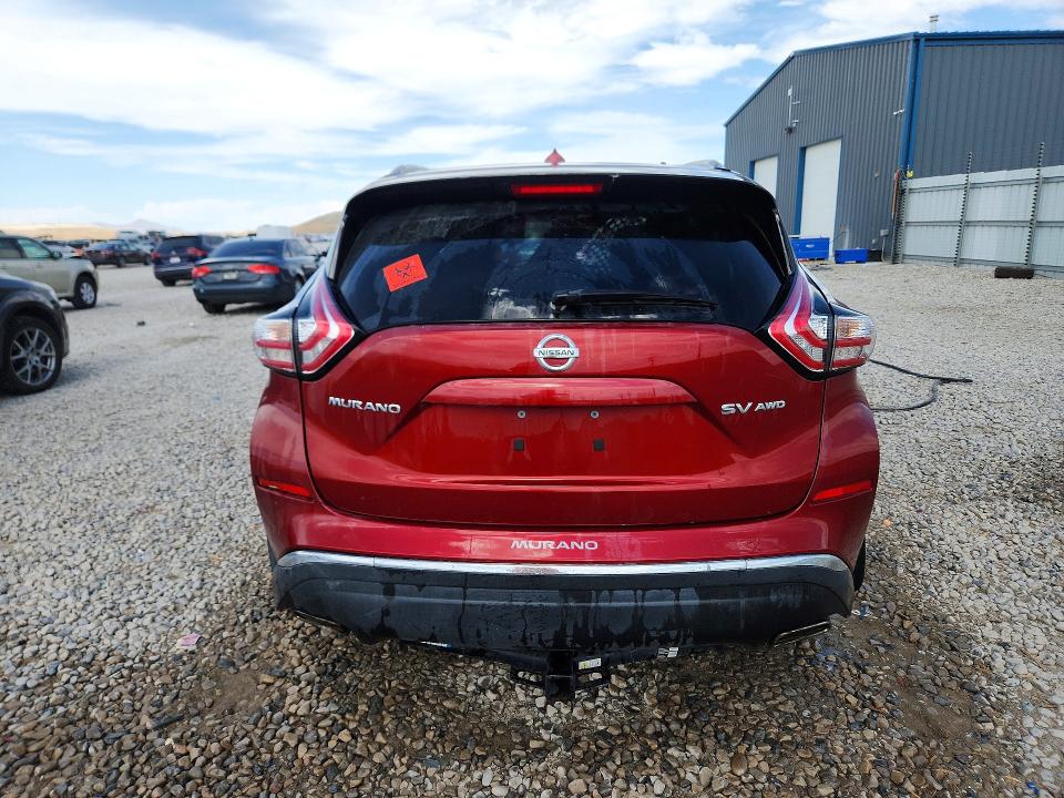 61028016 :رقم المزاد ، 5N1AZ2MH9FN280126 vin ، 2015 Nissan Murano مزاد بيع