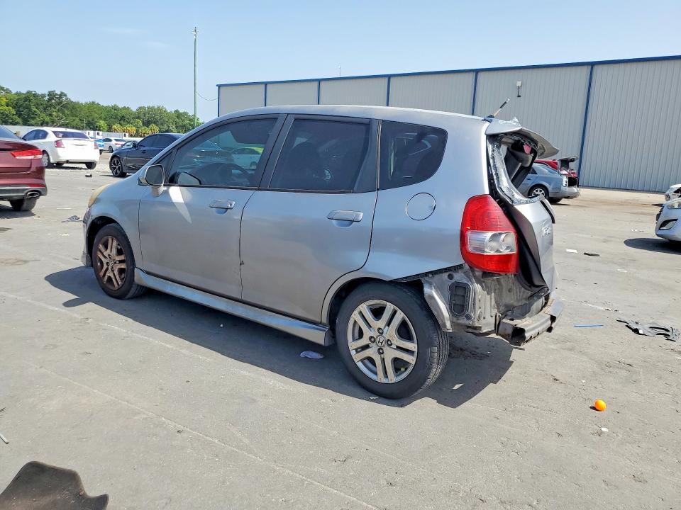 60780336 :رقم المزاد ، JHMGD38657S022232 vin ، 2007 Honda Fit مزاد بيع