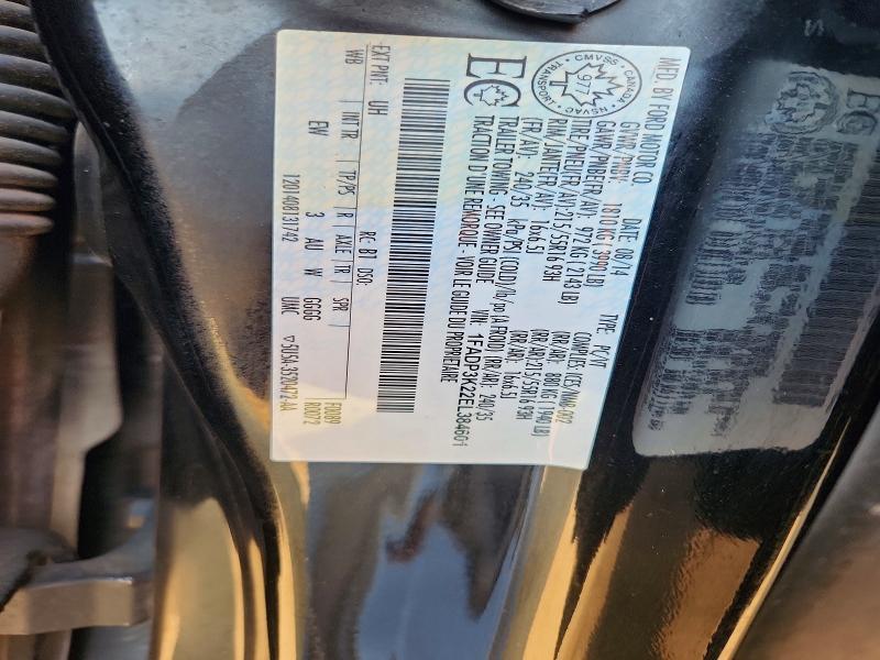Aukcja sprzedaży 2014 Ford Focus, vin: 1FADP3K22EL384601, numer aukcji: 61869546