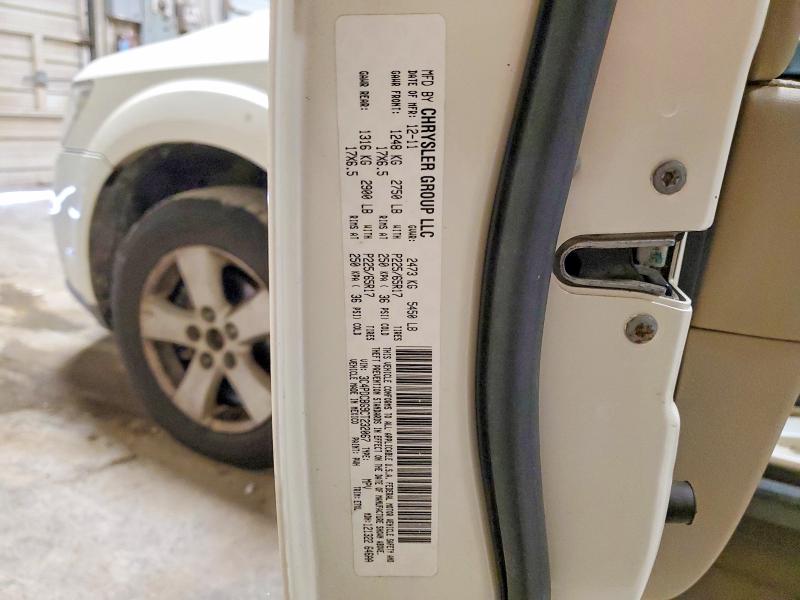 62770826 :رقم المزاد ، 3C4PDCBG9CT232067 vin ، 2012 Dodge Journey مزاد بيع