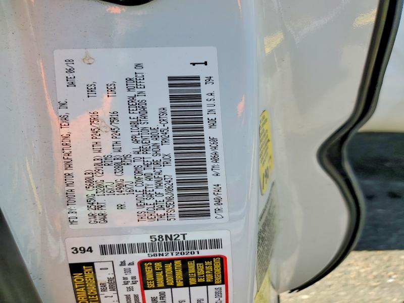 Aukcja sprzedaży 2018 Toyota Tacoma, vin: 5TFSX5EN8JX062437, numer aukcji: 59897276
