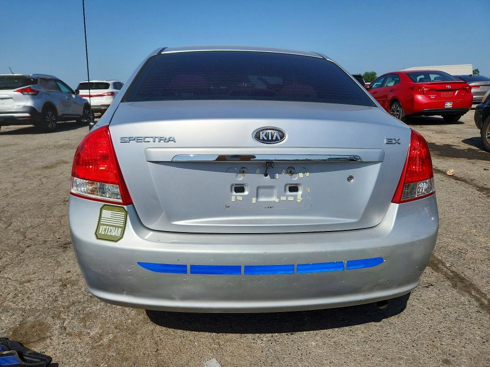 2007 Kia Spectra მანქანა იყიდება აუქციონზე, vin: KNAFE122475452897, აუქციონის ნომერი: 59579436