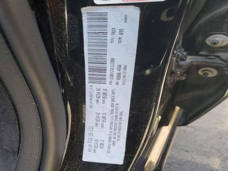 60841226 :رقم المزاد ، 1C6RREFG5NN424998 vin ، 2022 Ram 1500 مزاد بيع