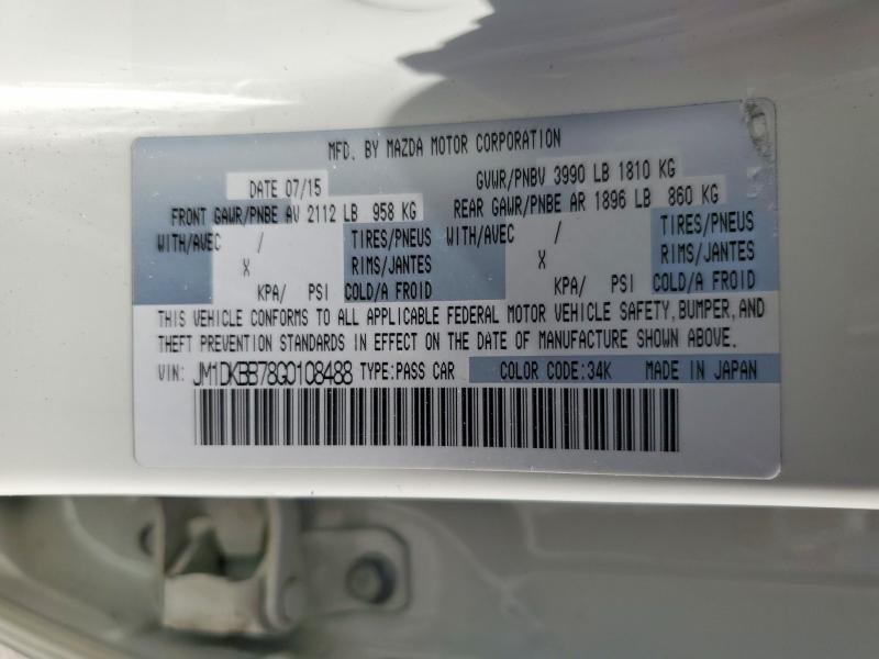 Продажа на аукционе авто 2016 Mazda Cx-3, vin: JM1DKBB78G0108488, номер лота: 62291896