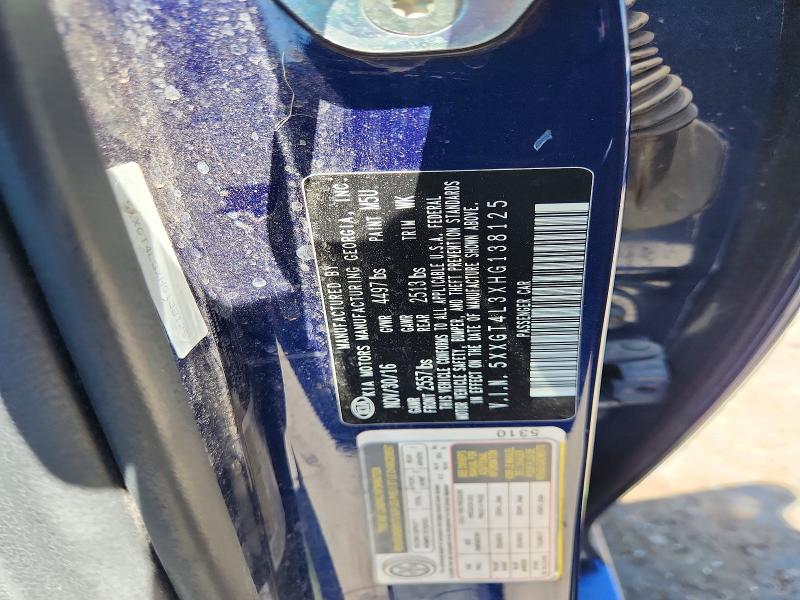 85985225 :رقم المزاد ، 5XXGT4L3XHG138125 vin ، 2017 Kia Optima مزاد بيع