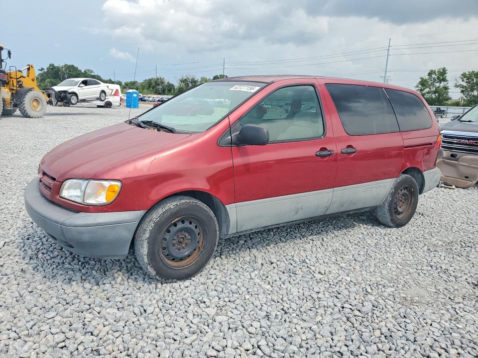 1998 Toyota Sienna მანქანა იყიდება აუქციონზე, vin: 4T3ZF13C3WU051627, აუქციონის ნომერი: 62727156