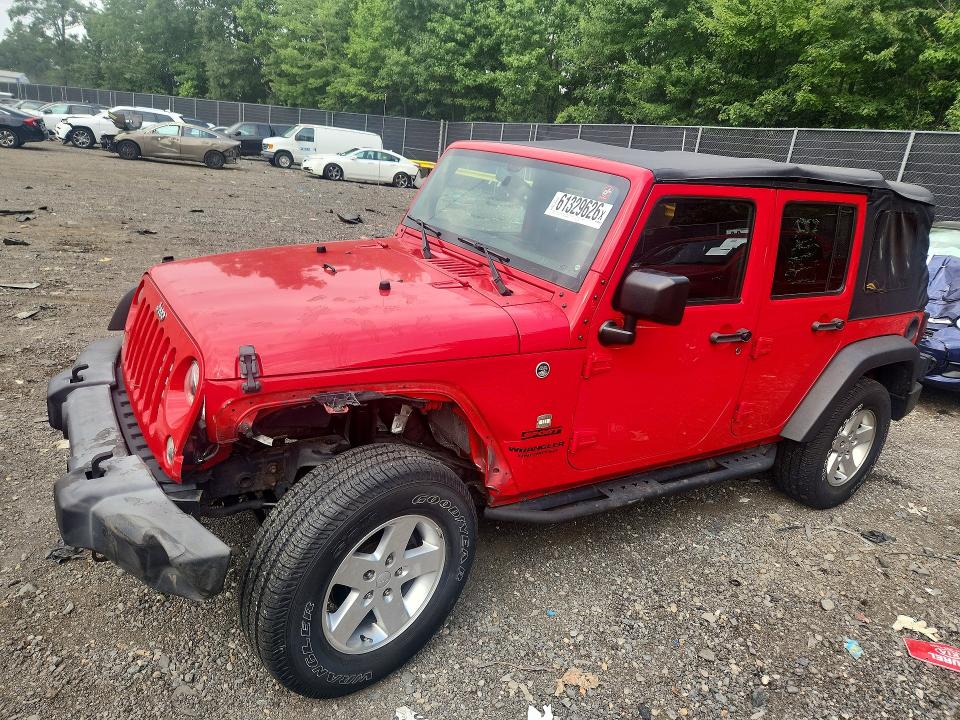 2016 Jeep Wrangler Unlimited მანქანა იყიდება აუქციონზე, vin: 1C4BJWDG3GL176002, აუქციონის ნომერი: 61329626