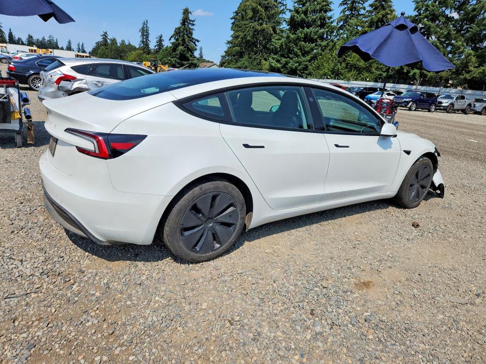 Aukcja sprzedaży 2025 Tesla Model 3, vin: 5YJ3E1EA3SF019930, numer aukcji: 61638076
