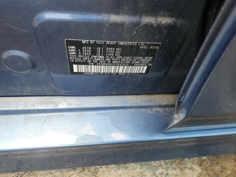 Продажа на аукционе авто 2015 Subaru Legacy, vin: 4S3BNAN61F3042620, номер лота: 60456566