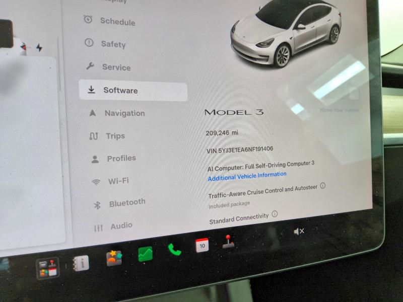 60268086 :رقم المزاد ، 5YJ3E1EA6NF191406 vin ، 2022 Tesla Model 3 مزاد بيع