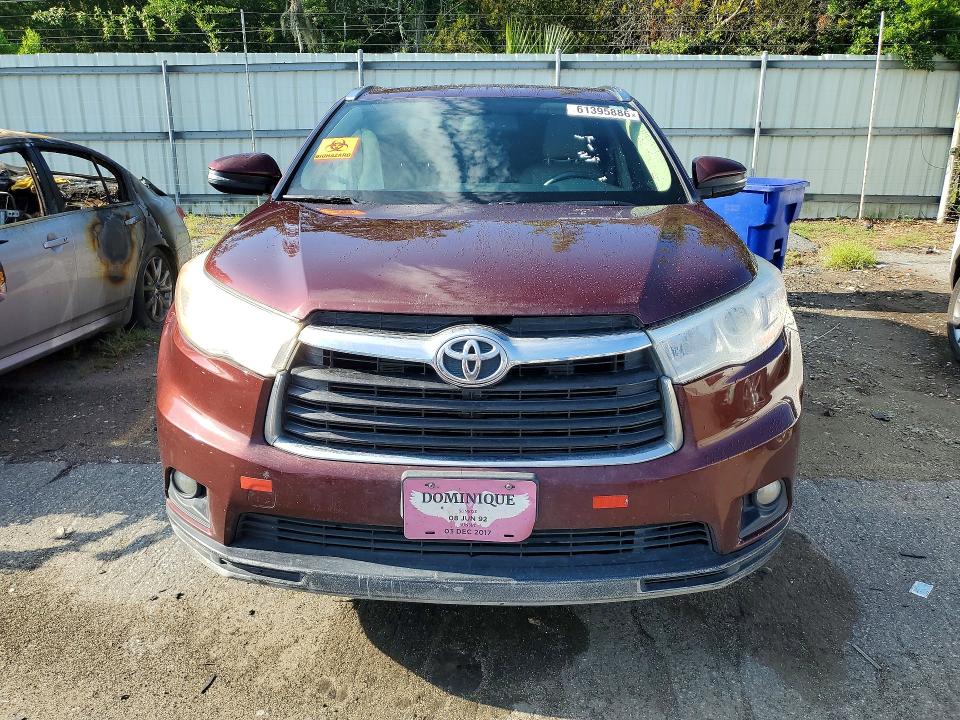 Продаж на аукціоні авто 2016 Toyota Highlander, vin: 5TDJKRFH7GS301470, номер лоту: 61395886