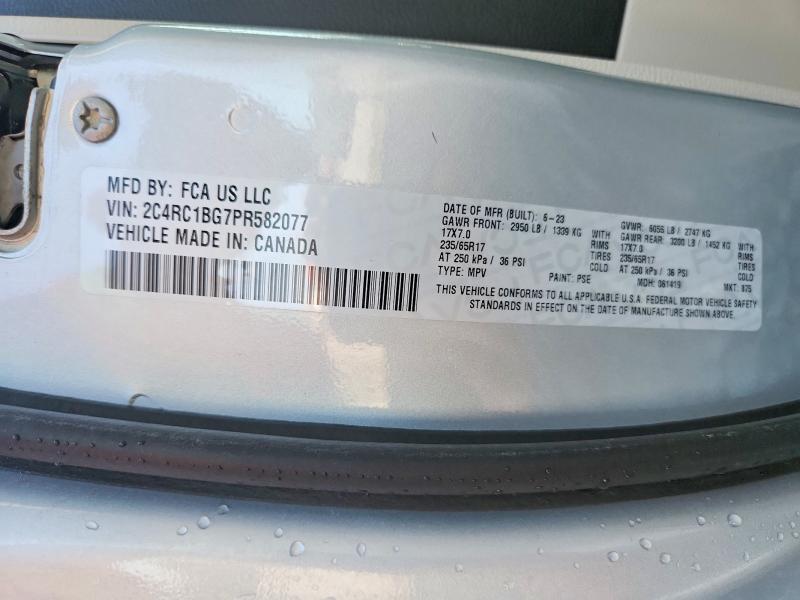 61930306 :رقم المزاد ، 2C4RC1BG7PR582077 vin ، 2023 Chrysler Pacifica مزاد بيع