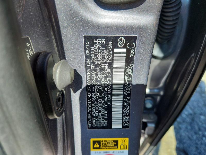 Продаж на аукціоні авто 2016 Lexus Es, vin: JTHBW1GG9G2131828, номер лоту: 59906606