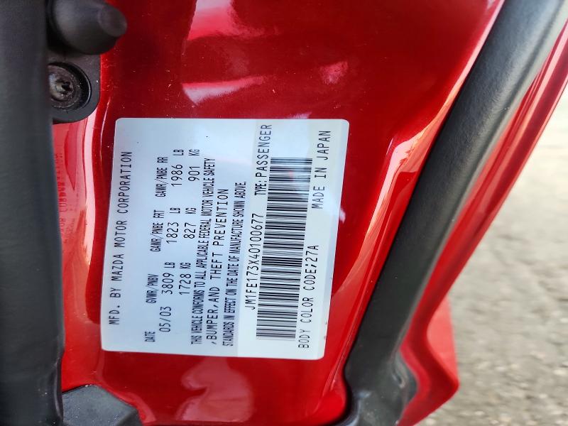 Aukcja sprzedaży 2004 Mazda Rx8, vin: JM1FE173X40100677, numer aukcji: 62334726