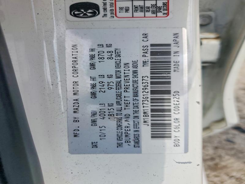 61667286 :رقم المزاد ، JM1BM1T73G1296373 vin ، 2016 Mazda 3 مزاد بيع