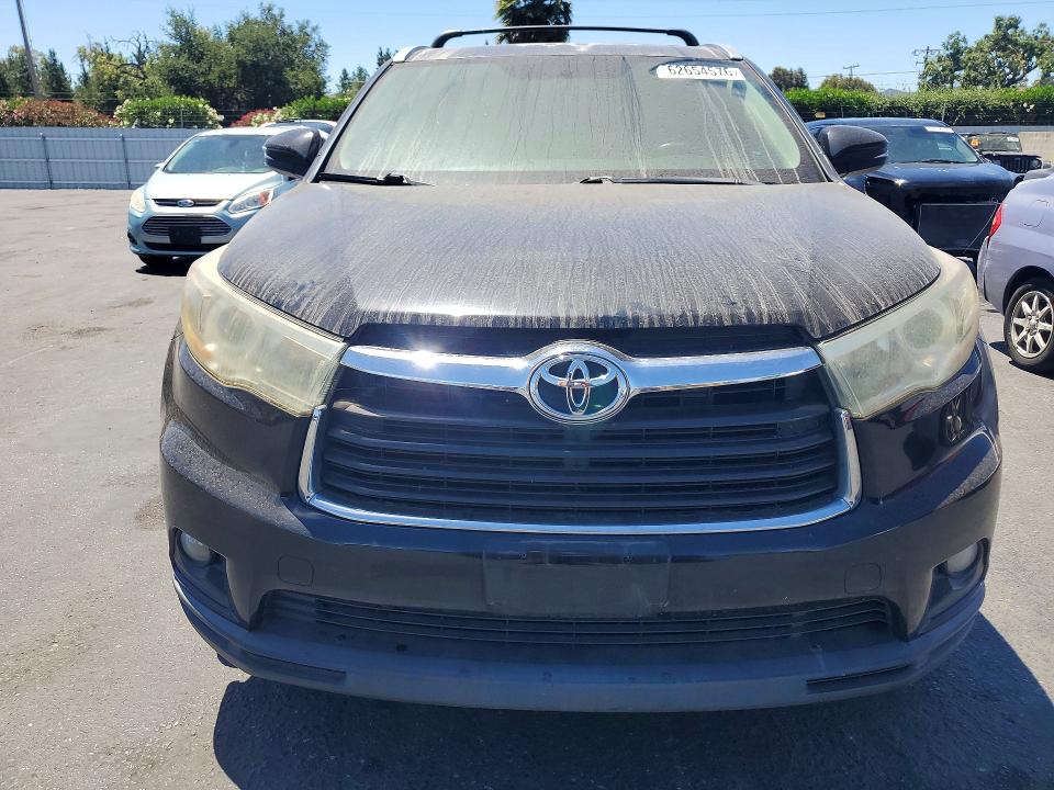 2015 Toyota Highlander მანქანა იყიდება აუქციონზე, vin: 5TDJKRFH4FS097368, აუქციონის ნომერი: 62654576
