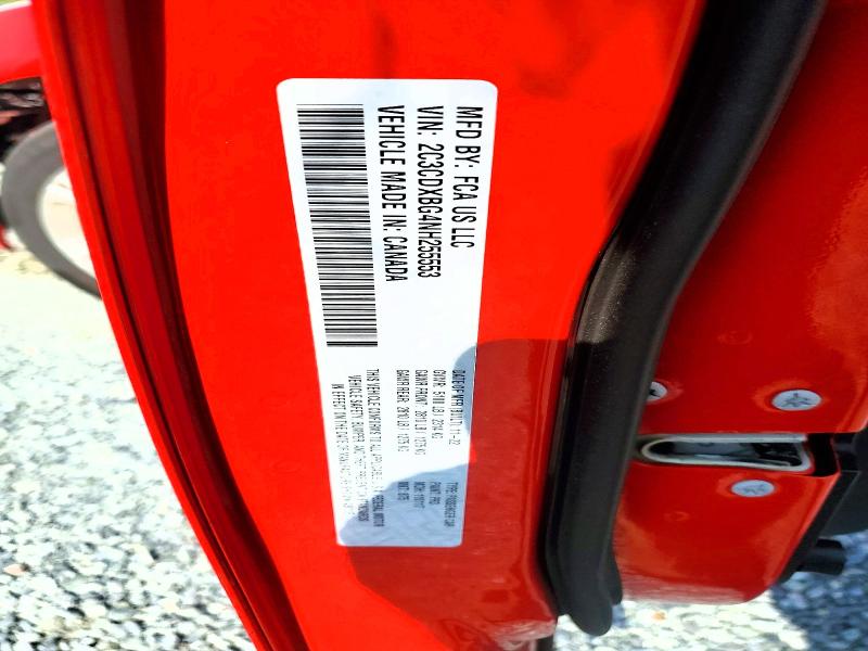 59243116 :رقم المزاد ، 2C3CDXBG4NH255553 vin ، 2022 Dodge Charger مزاد بيع