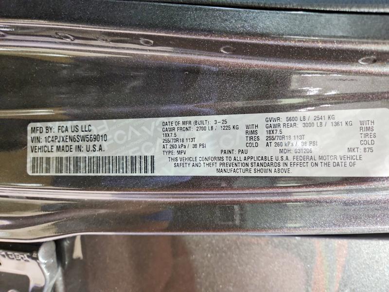 Продаж на аукціоні авто 2025 Jeep Wrangler, vin: 1C4PJXEN6SW569010, номер лоту: 62837886