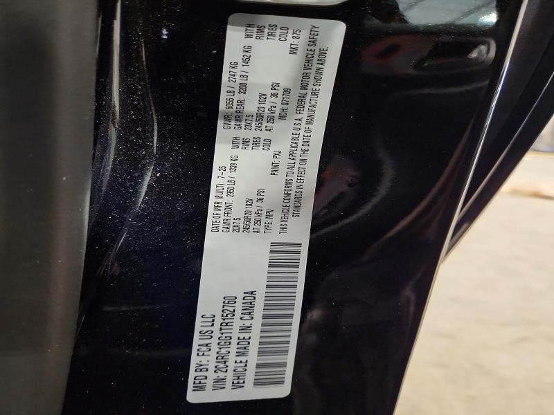 Aukcja sprzedaży 2026 Chrysler Pacifica, vin: 2C4RC1GG1TR152760, numer aukcji: 61894366