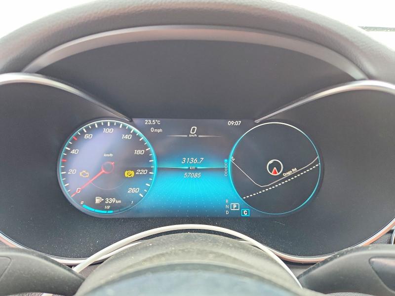 58809186 :رقم المزاد ، 55SWF8EBXLU325874 vin ، 2020 Mercedes-benz C مزاد بيع
