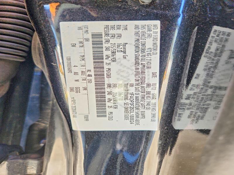 60853156 :رقم المزاد ، 1FADP3F25DL188824 vin ، 2013 Ford Focus مزاد بيع