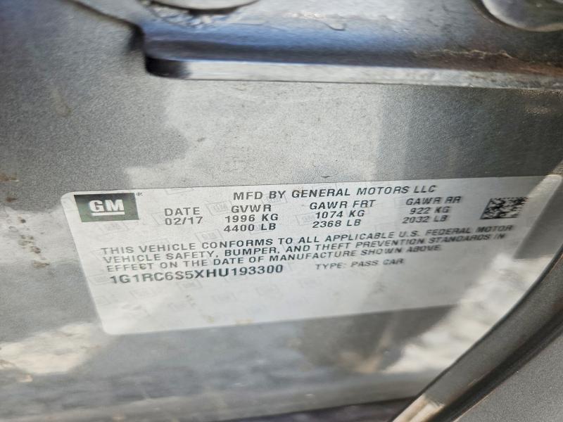 Продажа на аукционе авто 2017 Chevrolet Volt, vin: 1G1RC6S5XHU193300, номер лота: 61344236