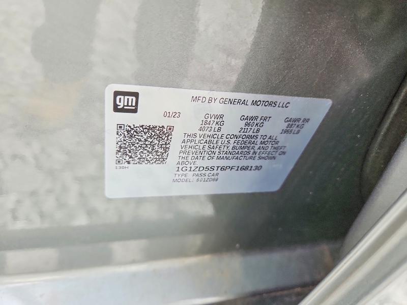 Продаж на аукціоні авто 2023 Chevrolet Malibu, vin: 1G1ZD5ST6PF168130, номер лоту: 61508096
