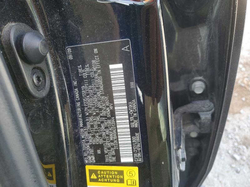 Aukcja sprzedaży 2010 Lexus Rx, vin: 2T2ZK1BA9AC013944, numer aukcji: 61698936