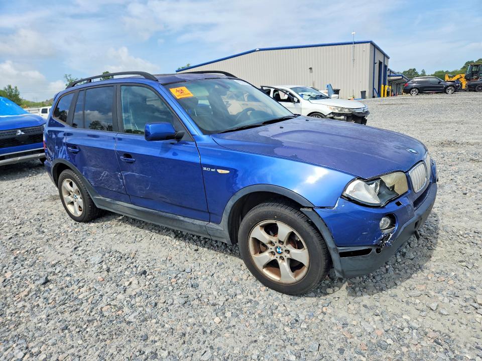 Aukcja sprzedaży 2007 Bmw X3, vin: WBXPC93457WF00709, numer aukcji: 62087786