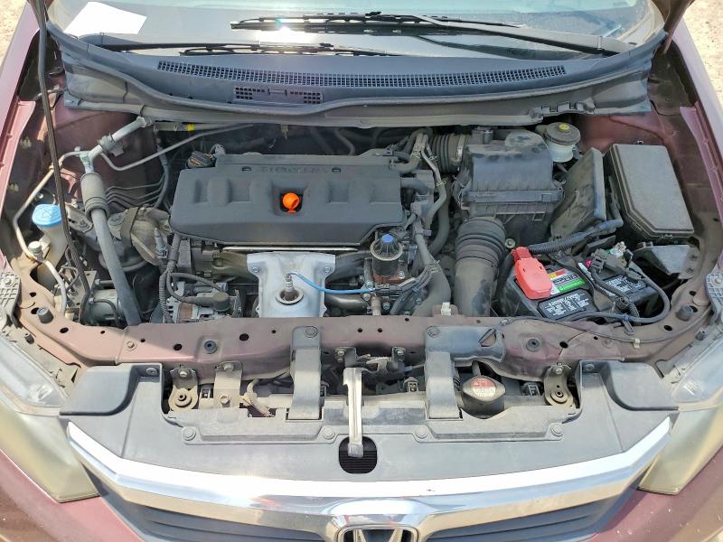 Продаж на аукціоні авто 2012 Honda Civic, vin: 19XFB2F81CE048423, номер лоту: 62164066