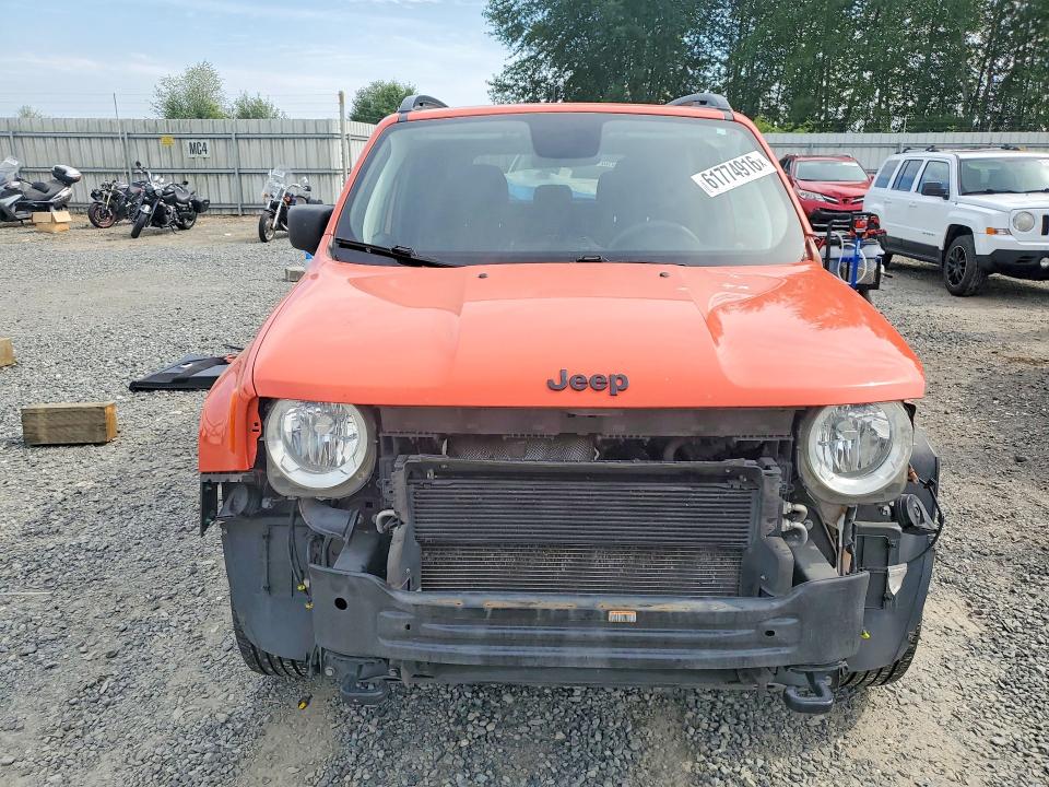 Aukcja sprzedaży 2018 Jeep Renegade, vin: ZACCJBAB8JPJ17100, numer aukcji: 61774916