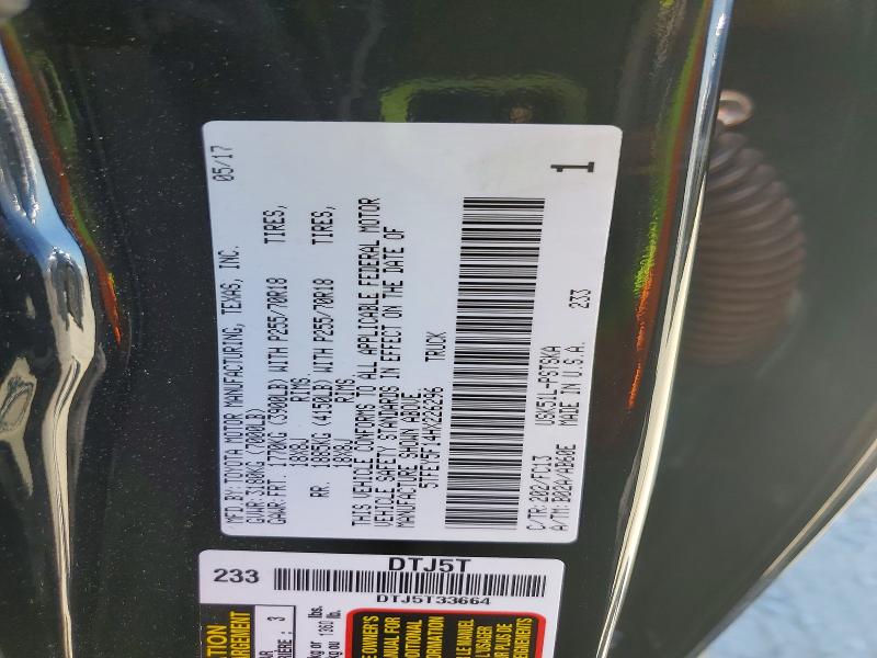 Aukcja sprzedaży 2017 Toyota Tundra, vin: 5TFEY5F14HX226296, numer aukcji: 59883956