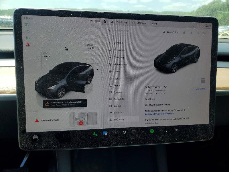Aukcja sprzedaży 2023 Tesla Model Y, vin: 7SAYGDEE2PA140153, numer aukcji: 60896066